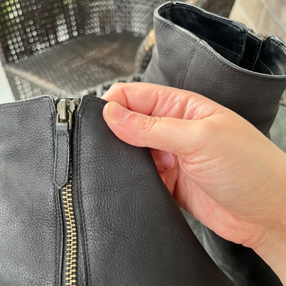 Black Leather Booties -BP shoes - Picture 4 of 5